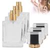 Sonew 3Pcs Refillable Perfume Bottle, 3Colors DIY Glass Spray Transparent Liquid Empty Container (50ml)(Black) view 2