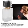 Sonew 3Pcs Refillable Perfume Bottle, 3Colors DIY Glass Spray Transparent Liquid Empty Container (50ml)(Black) view 3