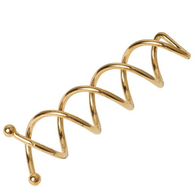 60 pcs Simple Style Spiral Twist Bud Head Tool Mini Spin Pins Hair Styler (rose gold)