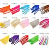 100 Strands 20" Party Colors I Tip Fusion Hair Extensions Kit +100 Micro Beads+ Hook Needle +Plier I-Tip Long Straight Hairpieces Highlight Feather Micro Ring Hair Accessories view 4