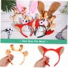 9pcs Animal Ear Headbands Fox Cow Devil Horn Dog Cat Giraffe Cosplay Costume Headdress Hair Accessories Party Performance view 4