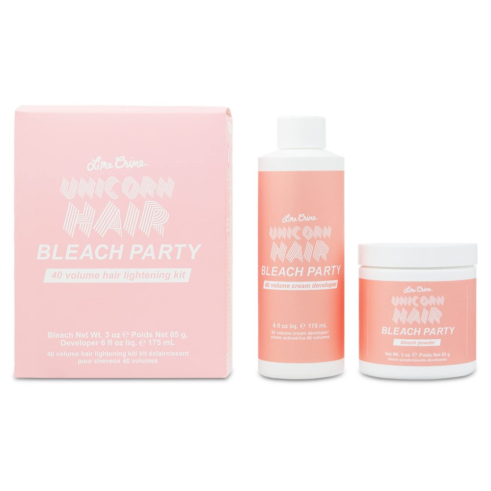 Unicorn Hair Bleach Party 40 Volume Hair Lightening Kit