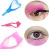 Xianglangsuccess 3pcs 3 in 1 Makeup Lash Tool Upper and Lower Mascara Applicator Aid Lash Comb Makeup Tool view 4