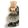 Anbbas Badger Hair Shaving Brush with Wall Mounted Brush Holder Stand for Traditional Shaving view 1