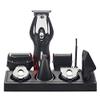 Beard Trimmer, Cordless Hair Clippers Hair Trimmer for Men, Waterproof Body Mustache Nose Ear Facial Cutting Groomer, Electric Shaver 6 in 1 Grooming Kit, (Red) view 2