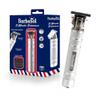 Barbasol Stainless-Steel Rechargeable Zero-Gapped T-Blade Trimmer, Hanging Blade, 3 Guide Combs view 1