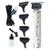 Barbasol Stainless-Steel Rechargeable Zero-Gapped T-Blade Trimmer, Hanging Blade, 3 Guide Combs view 3