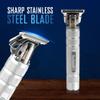 Barbasol Stainless-Steel Rechargeable Zero-Gapped T-Blade Trimmer, Hanging Blade, 3 Guide Combs view 4