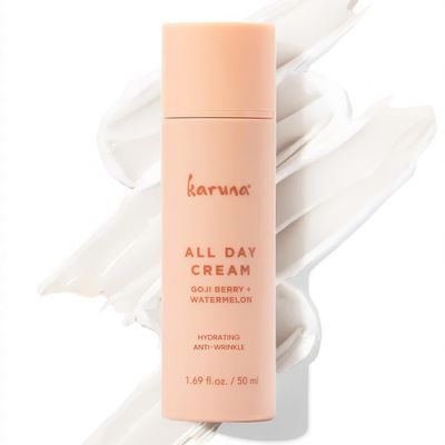 Karuna All Day Moisturizing Gel Cream | Lightweight, Fast-Absorbing Moisturizer for All Skin Types | With Multi Hyaluronic Acid, Antioxidants & Rose Water for Soothing Hydration | 50 ml