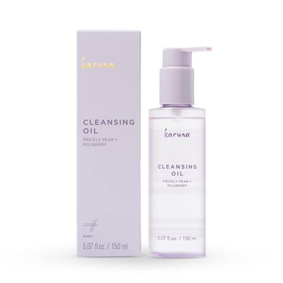 Karuna - Cleansing Oil with Prickly Pear for Clean Skin - Cleanses Without Clogging Pores, Oil Based Cleanser, Travel Size Makeup Remover - Waterproof Makeup Remover- Skin Care Facial Cleanser 150 ml