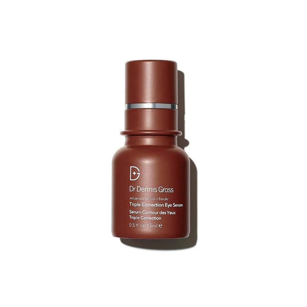 Dr. Dennis Gross Advanced Retinol + Ferulic Eye Serum Target Dark Circles, Puffiness, Fine Lines & Wrinkles for Smooth, Youthful-Looking Eyes, 0.5 oz