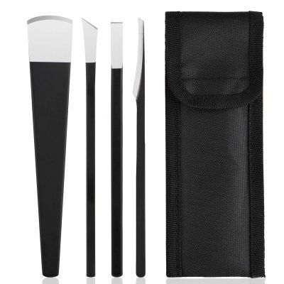 4pcs Pedicure Knife Set, Segbeauty Ingrown Toenail Knife, Correction Nippers Clipper Remover with Carry Bag, High Manganese Steel Nail Care Foot Repair Cutter for Calluses for Beauty Salon Home Use