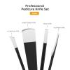 4pcs Pedicure Knife Set, Segbeauty Ingrown Toenail Knife, Correction Nippers Clipper Remover with Carry Bag, High Manganese Steel Nail Care Foot Repair Cutter for Calluses for Beauty Salon Home Use view 2