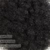 MOONSHOW Afro Puff Drawstring Ponytail Extension for Black Women Short Afro Kinky Curly Hair Bun Ponytail Extension Synthetic Hair Pieces Afro Puff Ponytail for Natural Hair (#1B Natural Black) view 3