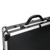 22.05"x12.99"x4.33" Professional Barber Case, Barber Travel Organizer Tool Box Shears Clippers Trimmers Case Barber Beauty Salon Tool Kits Mobile Barber Station Box Tool Not Included (White Stripe) view 4