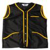 Style B02 Barber Jacket For Men, Barber Shirt, Barber Uniform, Barber Apparel. (XXX-LARGE, BLACK/CANARY) view 1
