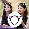 ericotry 2pcs Lovely Cat Ears Plush Hair Hoops Headband for Cosplay Party Costume(Color Random) view 4