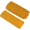 2 Pieces African Net Bath Sponge African Exfoliating Long Body Scrubber Tight Weave Beauty Skin Smoother Tower Bath Cloth Porous Stretches Back Washcloths for Daily Use or Stocking Stuffer (Yellow) view 1