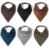 Vercret 6 Pack Scarf Headband for Women - Elastic Large Boho Triangle Bandana Head Scarves with Clips Non Slip Solid Color Hair Kerchief for Teen Girls view 1