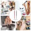 2pcs Lip Brush Makeup Brush Angled Eyeliner Brush Eyelash Makeup Tool Dual Ended Makeup Brush Lip Gloss Cosmetic Accessory Professional Acrylic Miss Portable view 2