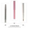 2pcs Lip Brush Makeup Brush Angled Eyeliner Brush Eyelash Makeup Tool Dual Ended Makeup Brush Lip Gloss Cosmetic Accessory Professional Acrylic Miss Portable view 4