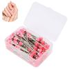 100pcs Nail Drill Bit Cleaning Brush Set  High-Density Durable Brushes for Professional Nail Care  Convenient Nail Dust Cleaner with Storage Box  Essential Tool for Manicure view 1