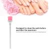 100pcs Nail Drill Bit Cleaning Brush Set  High-Density Durable Brushes for Professional Nail Care  Convenient Nail Dust Cleaner with Storage Box  Essential Tool for Manicure view 2