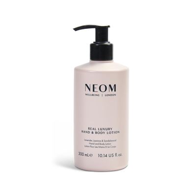Neom  Real Luxury Hand & Body Lotion, 300ml | Lavender, Rosewood & Jasmine | Nourish and Soften