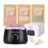 NEOMANN Waxer II Waxing Kit for Women and Men Non-Sticky, Teflon-Coated - Wax Warmer for Hair Removal incl. 300g Wax Beads, 20 Spatulas view 1