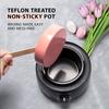 NEOMANN Waxer II Waxing Kit for Women and Men Non-Sticky, Teflon-Coated - Wax Warmer for Hair Removal incl. 300g Wax Beads, 20 Spatulas view 2