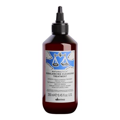Davines Naturaltech REBALANCING Cleansing Treatment, Effectively Counteract Greasy Scalp And Heavy Hair, 8.45 Fl Oz