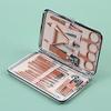 18PCS/Set Manicure Stainless Steel Nail Clippers Pedicure Set Portable Travel Hygiene Kit Nail Cutter Tool view 1