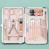 18PCS/Set Manicure Stainless Steel Nail Clippers Pedicure Set Portable Travel Hygiene Kit Nail Cutter Tool view 2