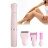 Electric Epilator, 4 In1 Usb Rechargeable Women's Epilator Hair Removal Lady Shaver Wet and Dry Hair Remover Body Hair Remover for Armpit Legs Hair Removal Body Hair Shaver Machine(INPK) view 1