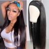 Joybom Headband Wig Human Hair Glueless Straight Wig None Lace Front Wigs Brazilian Virgin Hair Machine Made Human Hair Wig Headband Wigs for Black Women 10-30inch view 1