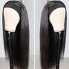 Joybom Headband Wig Human Hair Glueless Straight Wig None Lace Front Wigs Brazilian Virgin Hair Machine Made Human Hair Wig Headband Wigs for Black Women 10-30inch view 3