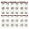 12pcs Eyebrows Stickers Hair- Waterproof Eyebrow Transfers Stickers Grooming Shaping Eyebrow Makeup Sticker for Women (BLACK- 04) view 1
