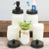 Mason Jar 5-Piece Bathroom Accessories Set, White view 1