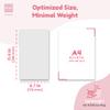 2PCS MYRO Self-Adhesive Designed Mirror 7" x 12 Shatterproof Locker Mirror Shower Bathroom Mirror with Strong Adhesive Tapes, Ideal for School Classroom Playroom Office Camping, 3.5OZ, Square view 2