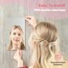 2PCS MYRO Self-Adhesive Designed Mirror 7" x 12 Shatterproof Locker Mirror Shower Bathroom Mirror with Strong Adhesive Tapes, Ideal for School Classroom Playroom Office Camping, 3.5OZ, Square view 3