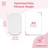 2PCS MYRO Self-Adhesive Designed Mirror 7" x 12 Shatterproof Locker Mirror Shower Bathroom Mirror with Strong Adhesive Tapes, Ideal for School Classroom Playroom Office Camping, 3.5OZ, Venetian view 2