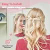 2PCS MYRO Self-Adhesive Designed Mirror 7" x 12 Shatterproof Locker Mirror Shower Bathroom Mirror with Strong Adhesive Tapes, Ideal for School Classroom Playroom Office Camping, 3.5OZ, Venetian view 3