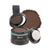 REVO Medium Brown Root Touch Up Powder - Hairline Shadow & Bald Spot Filler - Instant Gray Coverage Hair Concealer for Men & Women - Sweat-Proof Scalp Powder with Sponge Applicator (Non-Sticky) view 1