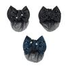 Ovation Premium Show Bow, One Size, Black Gem Floral view 2