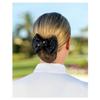 Ovation Premium Show Bow, One Size, Black Gem Floral view 4
