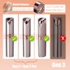 Replacement Heads for Finishing Touch Flawless Facial Hair Remover Device for Women, Replacement Blades for Flawless Replacement Heads Gen 2, 18k Gold with Gurelax Flannel Bag (4) view 2