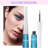Aseawave 16 Colors Liquid Glitter Eyeliner Set, Metallic Shimmer Glitter Eyeshadow, Colorful Rainbow Eyeliner Long Lasting Waterproof Face Lips Art for Party Festival Makeup view 2