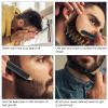 3Pcs Barber Pencil, Beard Pencil Filler Hair Cutting Tracer Grooming Pencil Barber Supplies, Tracing Tool/Guide for Beard, Hairline, Goatee For Styling & Beard Shaping(black) view 4