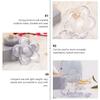 Beaupretty 10PCS Clear Empty Eyeshadow Palette Makeup Organizer Eyeshadow Storage Box Case Lipstick Pigment Palette Tray view 4