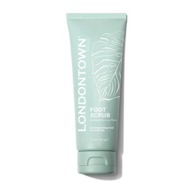 LONDONTOWN Pedikur Foot Scrub for Smoother Soles & Softer Heels, Vegan & Cruelty Free, 4.2 fl oz